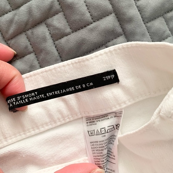 High-rise 3” denim shorts - Picture 7 of 7